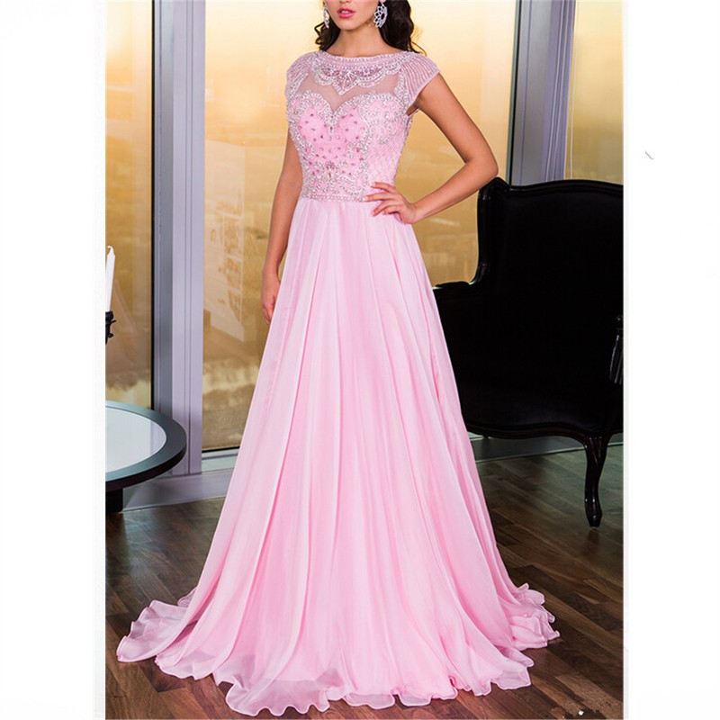 Pink Prom Dresses pink Evening Gowns simple Formal Dresses prom