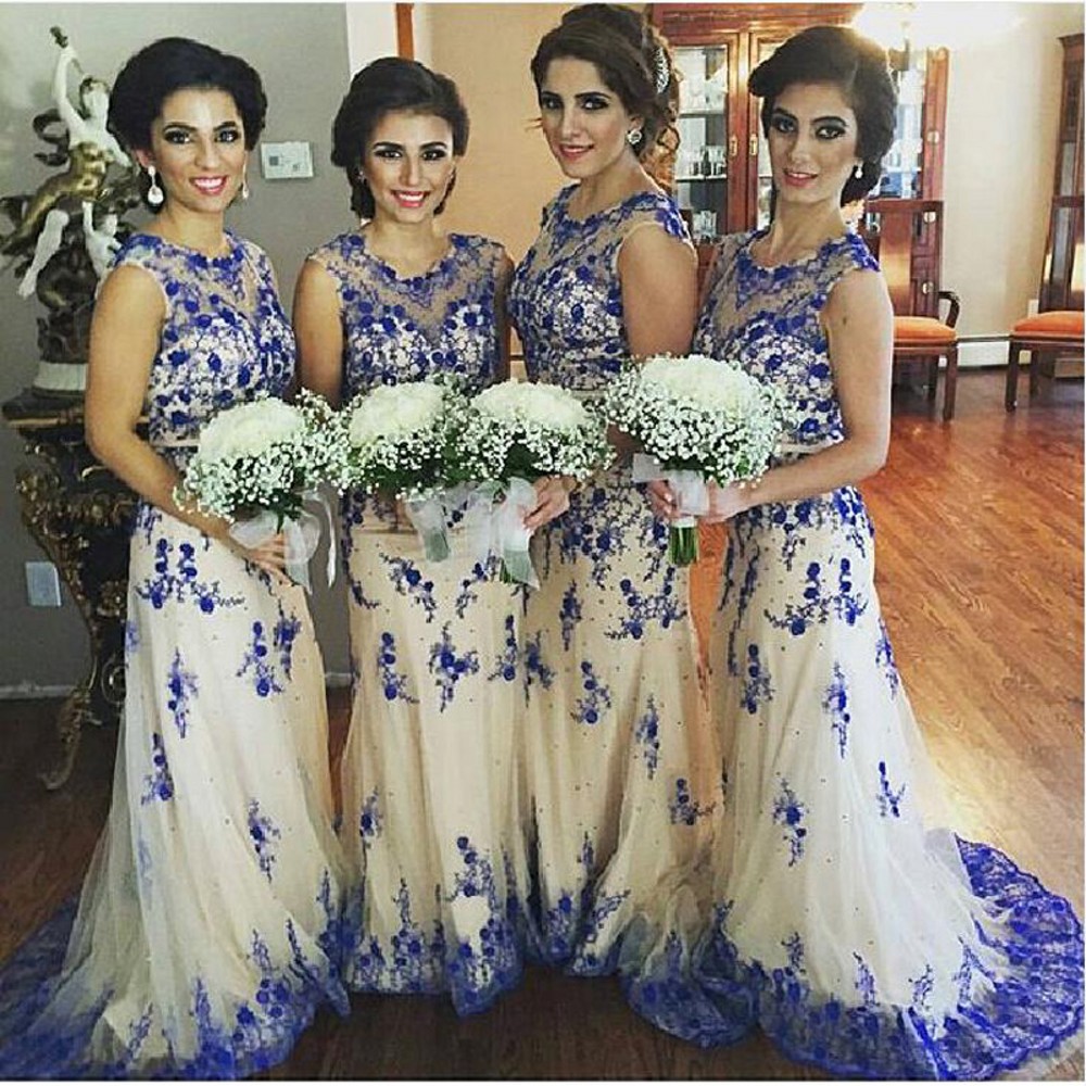 Royal blue bridal gown 2025